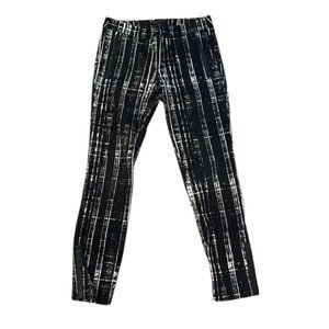 Banana Republic Patterned Black and White Sloan Patterned Pants